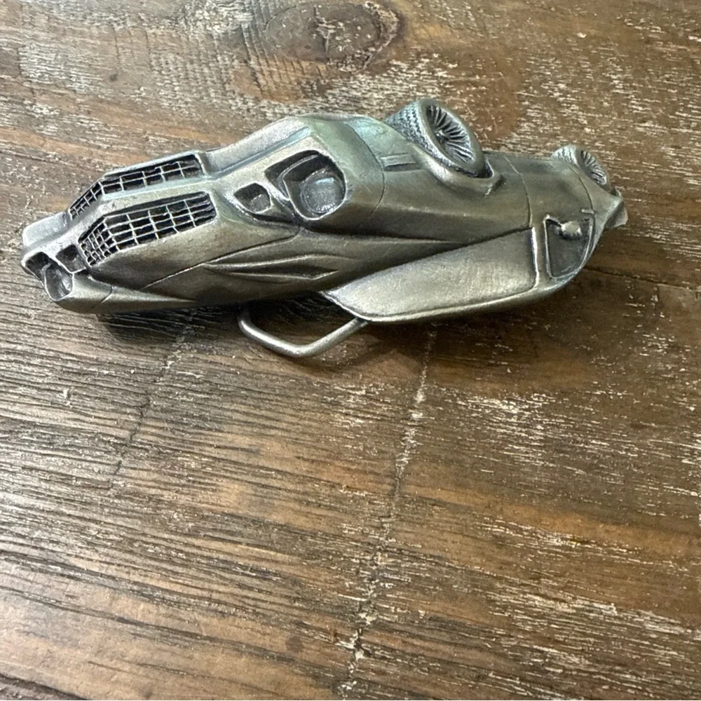 Classic Pewter Camero Z28 Car Belt Buckle - Men’s Accessory
